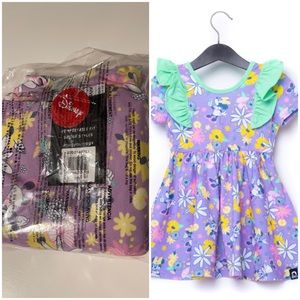 Rags Raches Size 7/8 Disney Minnie Mouse Ruffle Dress